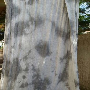 dyeing with Pineapple charcoal
